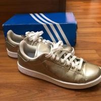 ราคา [รองเท้า Adidas] Adidas Stan Smith มือสอง สภาพดี สีทอง (1762088590)
