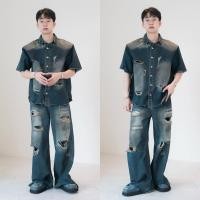 ราคา SAPPA SET ชุดเซตเสื้อ+กางเกงทรงโอเวอร์ไซส์ กดแยกเสื้อและกางเกง (27131815547)