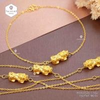 ราคา ข้อมือ1กรัม ปี่เซียะทองแท้99.99% สายทองแท้96.5% ข้อมือปี่เซียะ ข้อมือทองแท้1กรัม (8422302211)