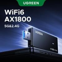 ราคา UGREEN AX1800 อะแดปเตอร์ Wifi WiFi6 USB3.0 5G & 2.4G Dual-band USB Wifi สําหรับ PC แล็ปท็อป Wifi เสาอากาศ USB Ethernet Receiver การ์ดเครือข่าย (41753402840)