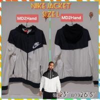 ราคา แจ็คเก็ตฮู้ดผ้าร่ม nike size l ของแท้ (25343020059)