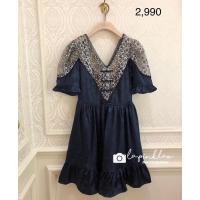 ราคา เดรส Lyn around xs มือ1 ป้ายห้อย ชุดนี้สวยมาก (22381505483)