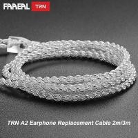ราคา Faaeal TRN A2 หูฟังสาย 2 M/3 M C Pin/2Pin S Connector อุปกรณ์เสริมหูฟัง HiFi Silver-plated ทองแดงเสียงลวด (24742063740)