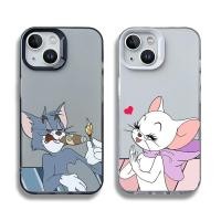 ราคา คู่เปลือกสูบบุหรี่ทอมกรณีสําหรับ ไอโฟน 16 / 15 / 14 / 13 / 12 / 11 โปรแม็กซ์ การ์ตูนเคลือบพลาสติกอ่อนกรณีสําหรับ ไอโฟน 7 / 8 บวก / X / เอ็กซ์อาร์ / Xs สูงสุด ปลอก (28866847323)