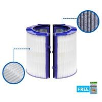 ราคา 【HEPA Filter】Compatible with For Dyson TP06 HP06 PH02 PH01 PH03 PH04 HP09 TP09 HP07 TP07 TP10 HP10 Air Purifier Filter - HEPA Carbon Replacement Filter with High Filtration Efficie (49155819532)