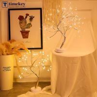 ราคา TIMEKEY 36/72/108 Leds Golden Leaf Touch ทองแดงลวดต้นไม้กล่องแบตเตอรี่ USB Light String สําหรับตกแต่งบ้าน B3W4 (46002106299)