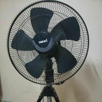ราคา พัดลมอุตสาหกรรม Hatari 22 นิ้ว 3 ขาสีดำ มือสองอุปกรณ์ครบกล่อง (25528752929)