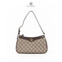 ราคา [ของแท้] GUCCI OPHIDIA SHOULDER BAG BROWN GG MONOGRAM CANVAS มีใบรับประกัน ตรวจสอบได้ทุกใบ ✅ (26839085038)