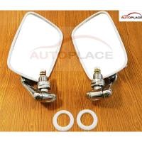 ราคา (คู่) กระจกมองข้าง รุ่นคลาสสิค Volkswagen Beetle 411 412 ปี 1938-1982 โฟล์คเต่า ชุบ ทรงสวยคลาสสิค โฟล์คสวาเกน บีเทิล (28973282566)