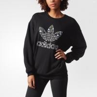 ราคา Adidas Women Originals Moscow Trefoil Logo Crew Sweatshirt (22714993)