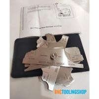 ราคา เกจวัดรอยเชื่อม,เกจ์วัดแนวเชื่อมขอบสแตนเลส Welding Fillet Gauge MG-11, (25667065440)