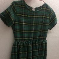 ราคา ชุดเดรสสั้นลายสก็อตสีเขียว (3243253017)