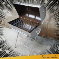 ราคา เตาอบถ่านเตาย่างปิ้งย่าง เตาย่างมีฝาปิด ขนาดใหญ่กลาง 60 ลิตร (2680297685)