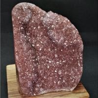 ราคา Amethyst Color-Crystal Geode Collection ~ สีแดง-คริสตัล Geode 彩คริสตัล (ตัดแบน) (50850038973)