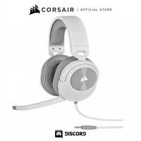 ราคา CORSAIR Headset HS55 STEREO Wired Gaming Headset — White - หูฟังเกมมิ่งมีสาย สีขาว (20259572099)