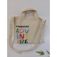 ราคา กระเป๋า​ผ้าสตาร์บัค​ส​์​ Starbucks​ ของแท้ จาก shop กระเป๋าผ้าดิบ สีครีม สกรีนลาย สาย2 แบบ สะพายข้างและถือหิ้วได้ (19124673772)