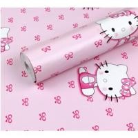 ราคา วอลเปเปอร์คิตตี้สีชมพู รูปลอก กว้าง 45ซม. กาว (43913509012)