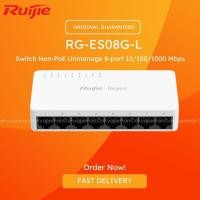 ราคา RUIJIE REEYEE RG-ES08G-L 8 Port Switch Hub Gigabit Unmanaged Switch Plastic Case (53155146819)