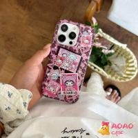 ราคา เคสไอโฟน16 สำหรับ IPhone 17AIR 17 16 12 15 13 11 14 Pro Max 7 16 8 15 Plus XR X XS ปกอ่อนลายคิตตี้เมโลดี้สุดน่ารัก (50050081157)