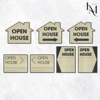 ราคา ป้ายไม้เปิด-ปิด "OPEN-CLOSE" ตกแต่งประตูคาเฟ่ ร้านอาหาร ร้านค้า (45404953874)