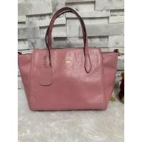 ราคา กระเป๋าหนังแท้แบรนด์สีชมพูมือสองตู้ญี่ปุ่น (23064032595)