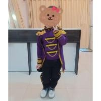 ราคา พร้อมส่ง ชุดดรัมเมเยอร์ เด็กอนุบาล ชุดดรัมเมเยอร์สีม่วง มือสอง ใส่ครั้งเดียว (28519847246)