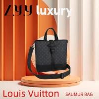 ราคา New Hot sales ราคาพิเศษ หลุยส์ วิตตอง Louis Vuitton SAUMUR Tote Bag กระเป๋าถือผู้ชายกระเป๋าสะพายข้า (27327459314)