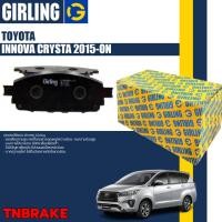 ราคา Girling ผ้าเบรคหน้า ผ้าดิสเบรคหน้า ผ้าเบรคหลัง ก้ามเบรคหลัง Toyota Innova Crysta ปี 2016-2022 (25873520091)