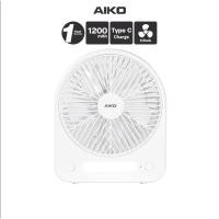 ราคา AIKO KN-L2886 สีขาว พัดลมชาร์จไฟ ใบพัด 6 นิ้ว ชาร์จด้วย USB พัดลมพกพา พัดลมใช้แบตเตอรี่ โคมไฟในตัว (27773935590)