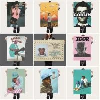 ราคา Tyler The Creator Hit Music Album โปสเตอร์ American Popular rapper Tyler GREGORY okonma Life รูปภาพตกแต่งบ้านของขวัญโปสเตอร์ (29355463676)