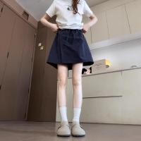 ราคา สีกรมท่า Yamamoto Overalls Culottes ผู้หญิงฤดูร้อนบางสไตล์ขนาดใหญ่ไขมันมม.เอวสูง Crotch Slimmer ดู a-Line Culottes อินเทรนด์ (44855987788)