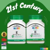 ราคา พร้อมส่ง 21st Century วิตามินอี Vitamin E 180 mg 268 mg (400 IU) 400IU (22488742285)
