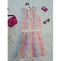 ราคา ชุดเซตกระโปรงงานป้ายส่งต่อสภาพนางฟ้า ป้ายPisamai (8915443598)