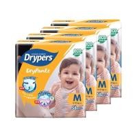 ราคา Drypers กางเกงผ้าอ้อมยกลัง รุ่นดรายแพ้นท์ส MEGA (ยกลัง) M(ลังละ 4 แพ็ค) DP-937000 (57156295859)