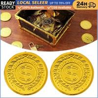 ราคา ทองสมบัติพลาสติกเหรียญ Props เหรียญทอง 100 ชิ้นเหรียญมองหา Treasure คอสเพลย์ Props Hunt เกม Party Props เหรียญ (57853544903)