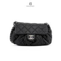 ราคา [ของแท้] CHANEL CHAIN AROUND 12" BLACK CALF SHW มีใบรับประกัน ตรวจสอบได้ทุกใบ ✅ (53703817871)