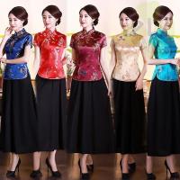 ราคา ผู้หญิง Cheongsam Cheong Sam Sum Qi Pao เสื้อปีใหม่เสื้อแบบดั้งเดิมชุด Tang 中式หญิง Tang ชุด 中式装新年 (44362451190)