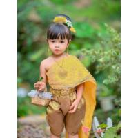 ราคา ชุดไทยเด็ก เสื้อสไบคู่โจงกระเบนงามอย่างไทยตะ (23475638137)
