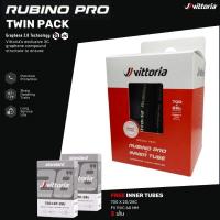 ราคา ยางจักรยาน Vittoria Rubino Pro แพ็คคู่ แถมยางใน 2 เส้น (24678613532)