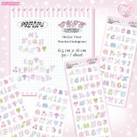 ราคา พร้อมส่ง - Sticker Cute Alphabet สติ๊กเกอร์ตัวอักษร A-Z (29201755248)