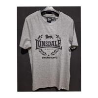 ราคา เสื้อยืด ลาย Lonsdale Gray Marl สําหรับผู้ชาย (22747699472)