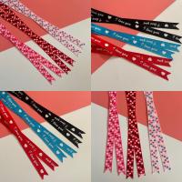ราคา ริบบิ้นผ้า ลายหัวใจ วาเลนไทน์ Fabric Ribbon Valentine ริบบิ้นผูกตกแต่ง กล่องของขวัญ ผูกถุงขนม ลายน่ารัก ตัดเมตร (53854849926)