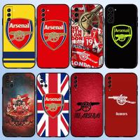 ราคา T5Y5 arsenal FC สําหรับ Samsung S24 Fe Plus Ultra A06 A16 TPU เคสป้องกันสีดํานุ่ม (27935920805)