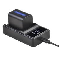 ราคา NP-FH70แบตเตอรี่ LED USB Charger สำหรับ Sony NP-FH70 H Series Sony NP-FH30 FH40 FH50 DVD650 A330 A290 A380 (22542058305)