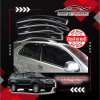 ราคา กันสาด/คิ้วกันสาด Toyota fortuner 2005-2014 (ดำเข้ม) สินค้างานไทย (3307106579)