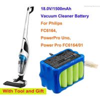 ราคา OrangeYu 1500mAh Vacuum Cleaner Battery 15-HHR150AAF9 for Philips FC6164, Power Pro FC6164/01, PowerPro Uno (14098181112)