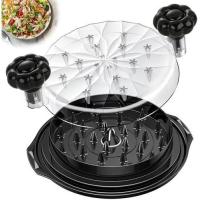 ราคา เครื่องมือย่อยไก่บิดขนาดใหญ่-10 Pro เครื่องทําเนื้อสําหรับอกไก่, เครื่องเครื่องบดแกดเจ็ตในครัวที่มีชีวิตชีวาพร้อมแปรง, แถบกันลื่นที่แข็งแกร่ง, ที่จับ Ergnomic, BPA ฟรี ( (48254734343)