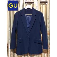ราคา GU women’s navy blue blazer suit size S เบลเซอร์ สูทแบรนด์จียูยูนิโคล่ สีกรมเข้ม ทรงคลาสสิค สูทสีกรม สูทสมัครงาน (22848016643)