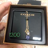 ราคา สร้อยคอ Coach จี้ม่วง (4528794081)