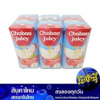 ราคา น้ำผลไม้ น้ำแอปเปิ้ลผสมองุ่น 180 มล. (แพ็ค6กล่อง) ชบา Chabaa Fruit Juice Apple Grape Juice (13831450301)